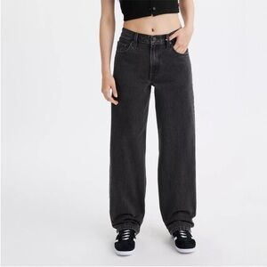 Levi's Premium Baggy Dad Black Jeans Sz30